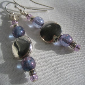 Amethyst Luster Earrings image 2