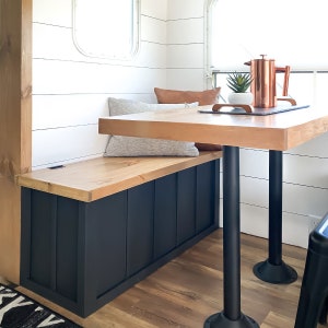 Travel trailer table replacement top