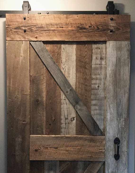 DIY Sliding Barn Door Plans Woodworking Plans DIY Etsy