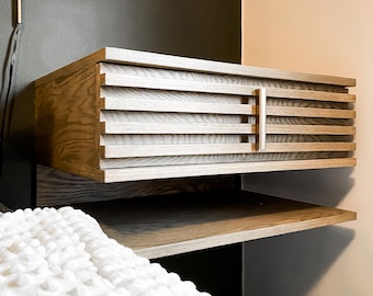 DIY Floating Nightstand Plans: Modern Bedside Table Building Guide (PDF)