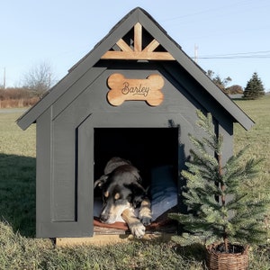 DIY Modern Dog house Plans Outdoor dog house, Wooden dog house, Luxury dog houses, Dog house bed, Puppy dog house, Large/medium dog house image 2