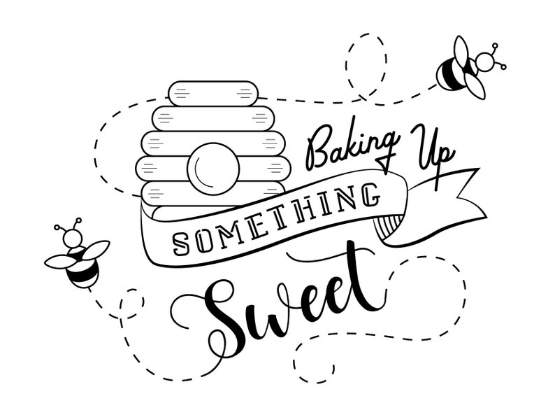 Baking Quote Printable Farmhouse Decor Rustic Wall Art | Etsy