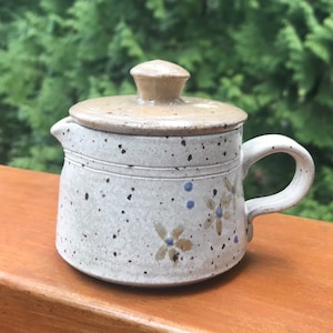 Ceramic Container with lid, handmade Pourer, pottery container, pottery, ceramic sugar and salt bowl, ceramic container, pottery creamer