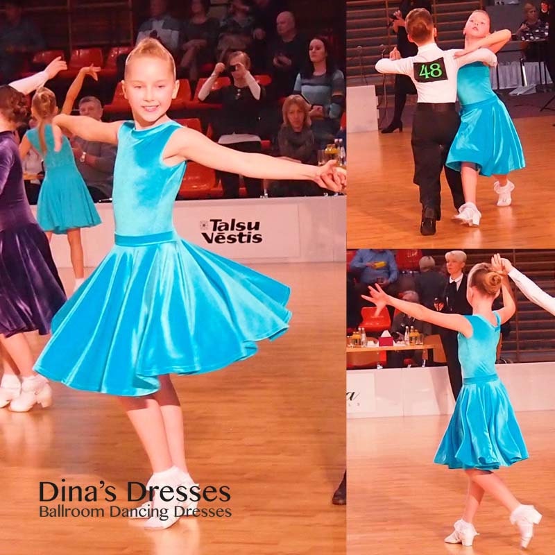 Juvenile 3 piece ballroom dress outlet