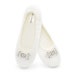 Ivory Bridal Slippers | Bridesmaid Slippers | Reception Shoes | Satin Bride Shoes | Wedding Slippers | Dancing Slippers 