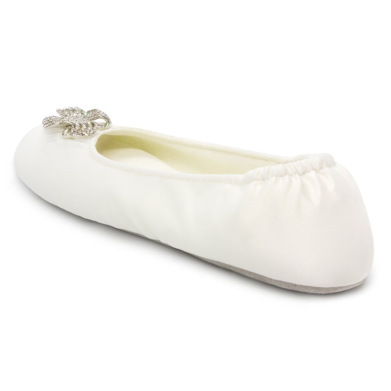 Bridal Slippers Size 5-12 Satin Slippers Great Dancing Shoes - Etsy