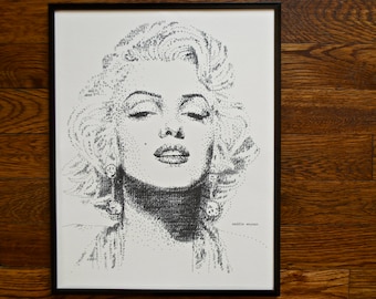 Marilyn Monroe - Typewriter Print (Limited Print of 50)