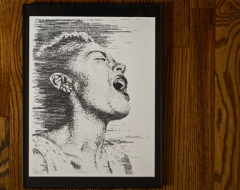 Billie Holiday - Typewriter Print (Limited Print of 50)