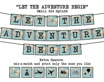 Let the Adventure Begin - Etsy