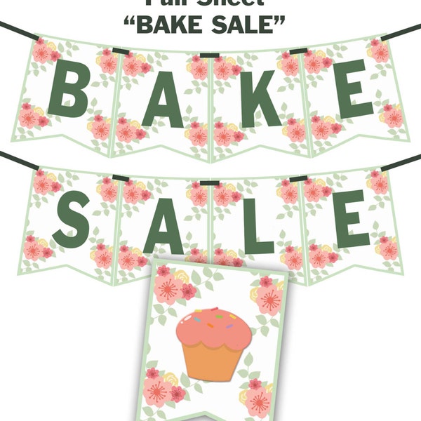 Bake Sale Banner - Etsy
