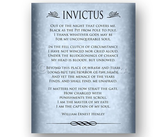 Invictus - Invictus Poem by William Ernest Henley