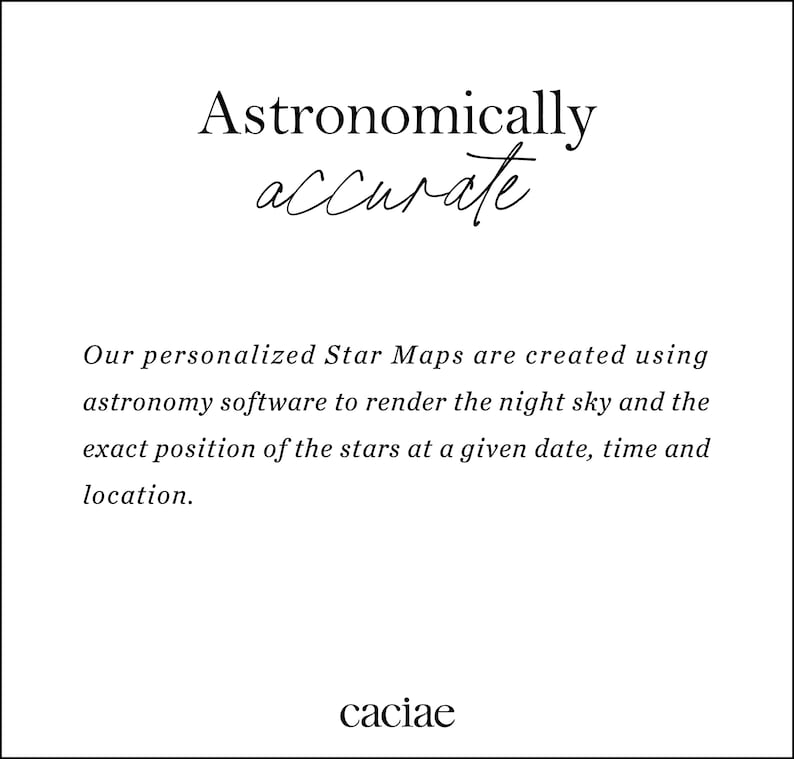 Star map anniversary gift for girlfriend, night sky print, engagement gifts for couple, pdf download image 8