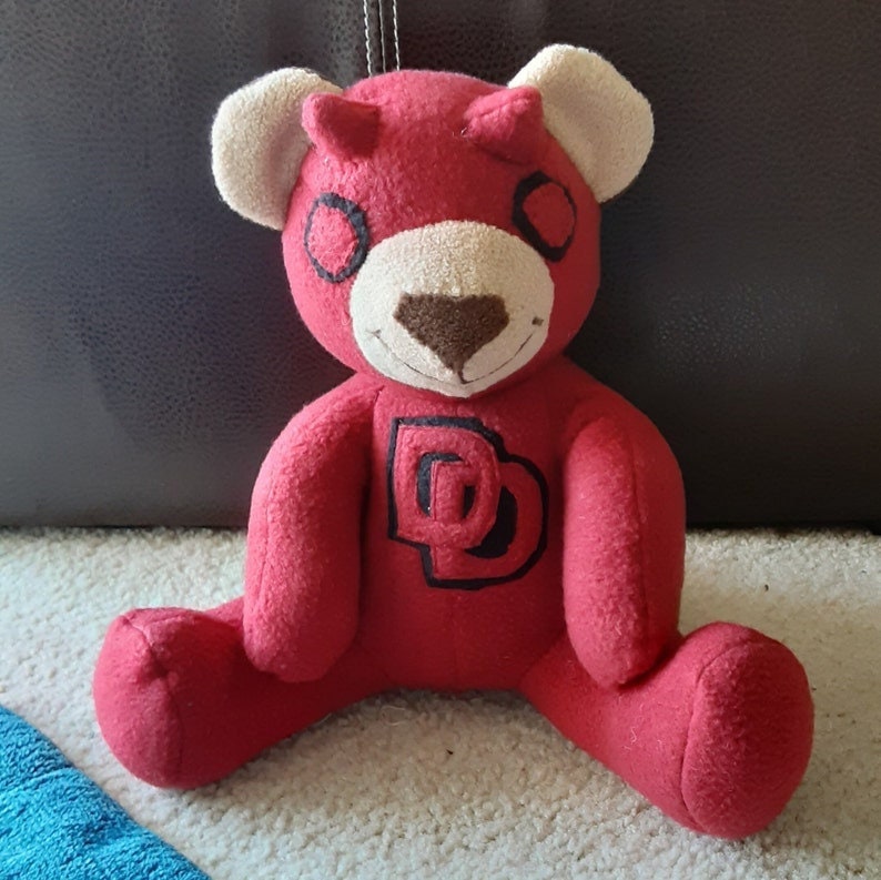 Beardevil Classic - Red Suit Daredevil Bear (comics Suit) - Etsy