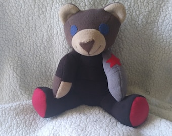 Winter Soldier Teddy Bear (Bucky Barnes)