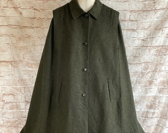 1960s Alex knit cape Vintage 60s cape Vintage black white diamond print cape