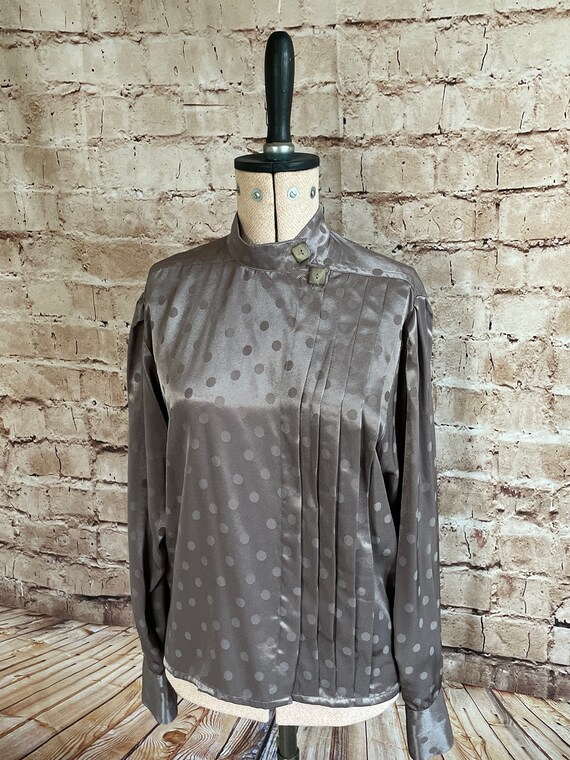 Small 1980s Magenta Jaeger Blouse main image 1