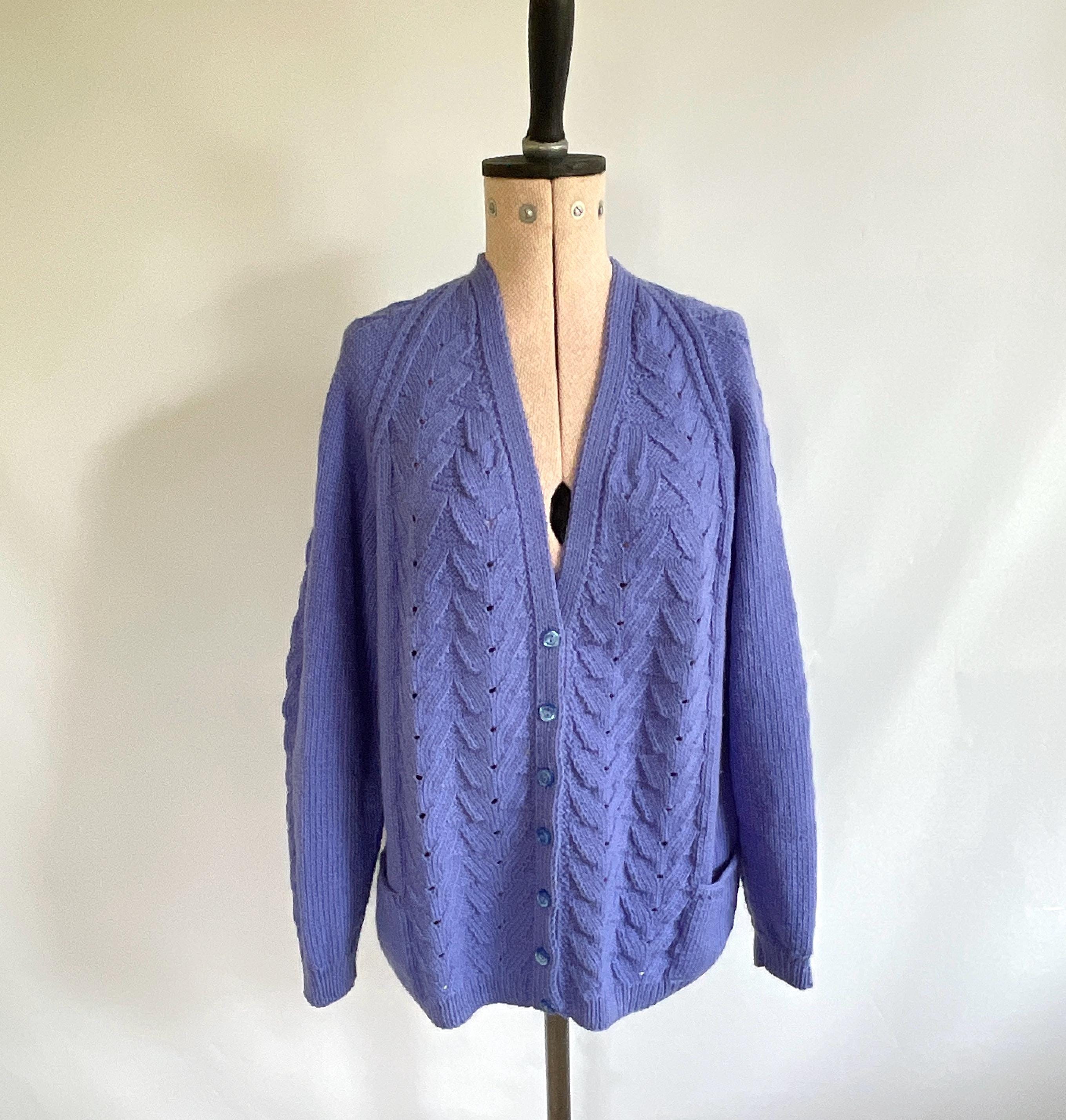 Purple Cardigan UK
