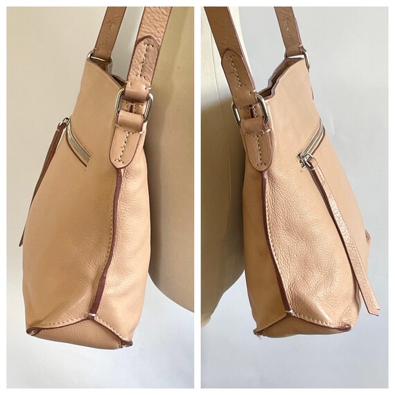 Vintage Shoulder Bag Cross Body Handbag in Dark Cream