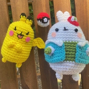 PokeMolang and Ashmon Crochet Amigurumi Plush Pattern