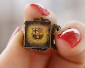 Barcelona handmade adjustable ring.