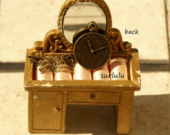 Gafas del profesor, Alvaro Morte, La casa de Papel, Money heist inspired  double faced style clock necklace, retro