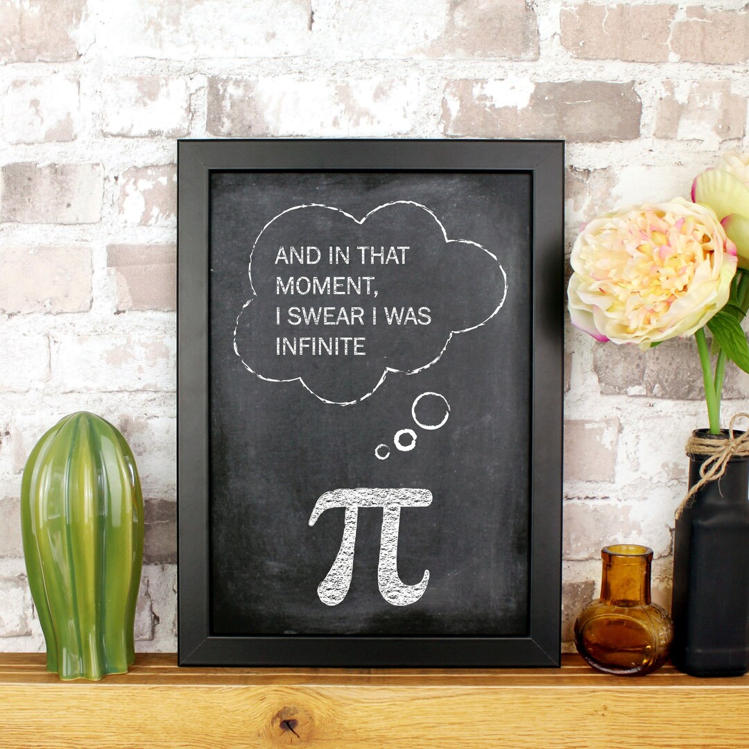 Funny Pi Mathematical Quote Print - Etsy
