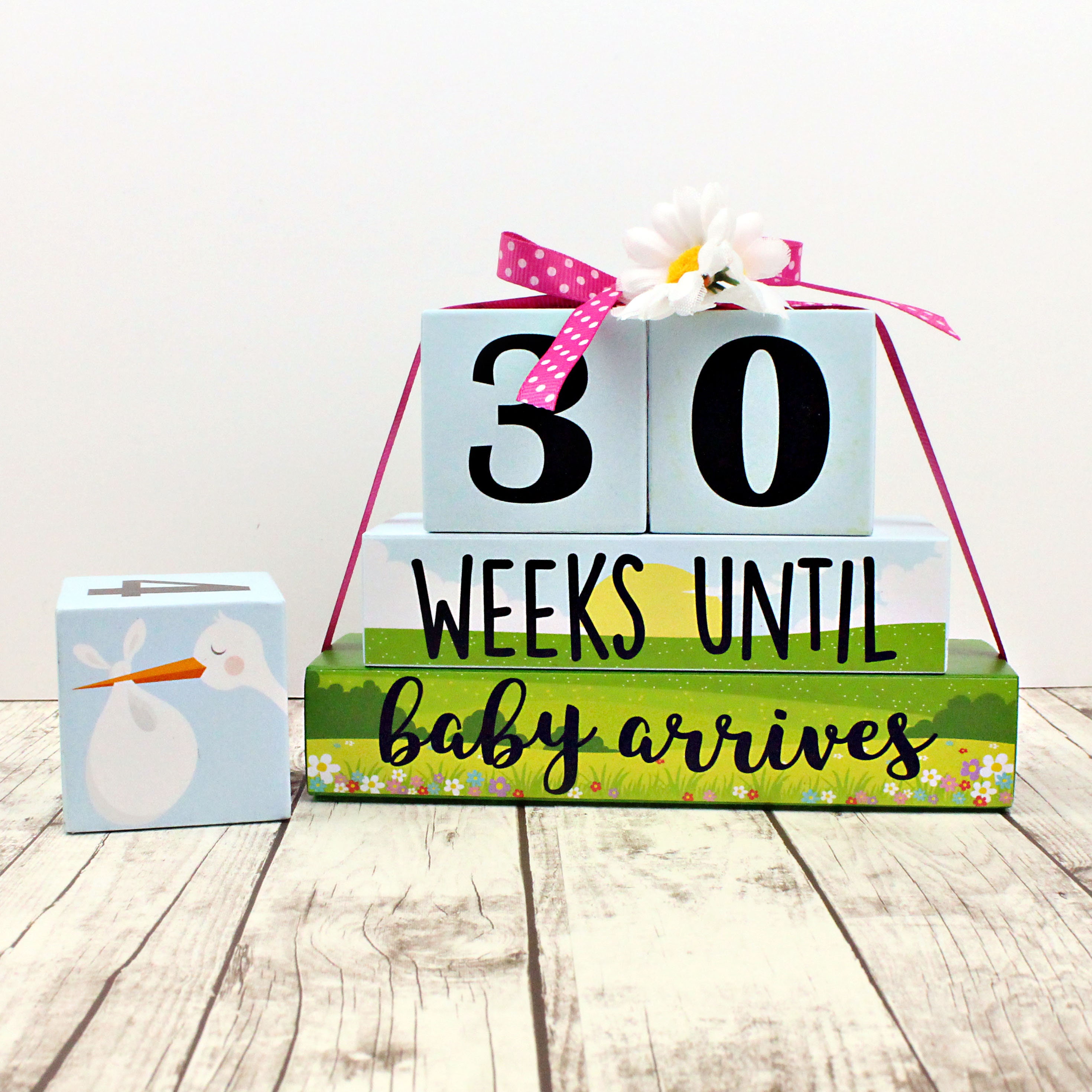 New Baby Countdown Baby Arrival Countdown Baby Shower Gift Etsy