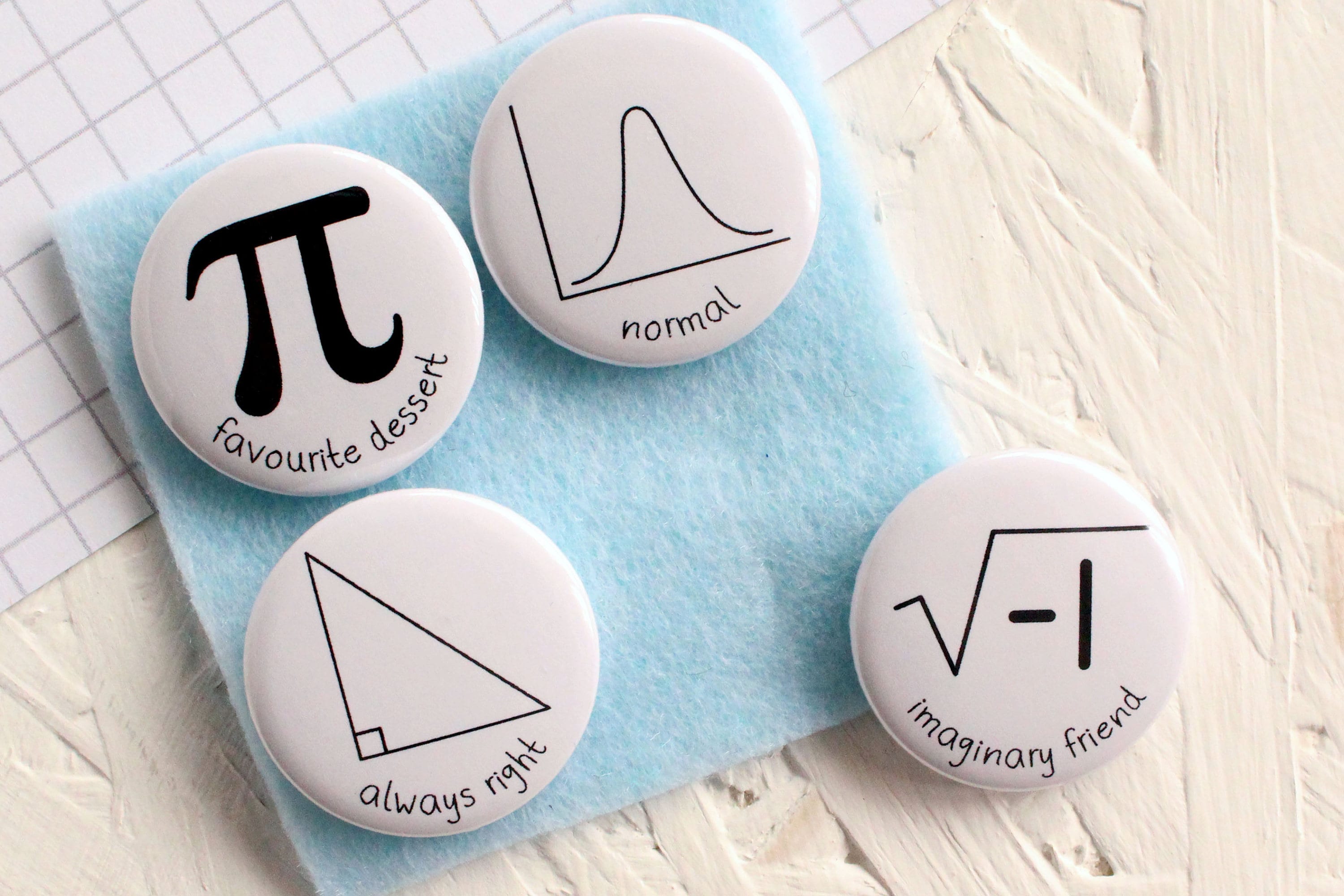 Maths Badges Teacher Gifts Math Pins Maths Puns Gifts for Etsy