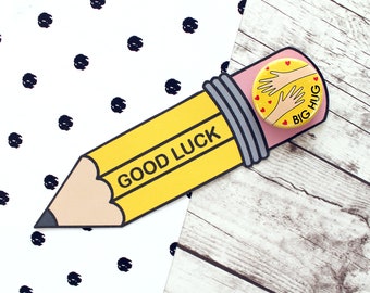 Big Hug Pencil Back to School Button Badge