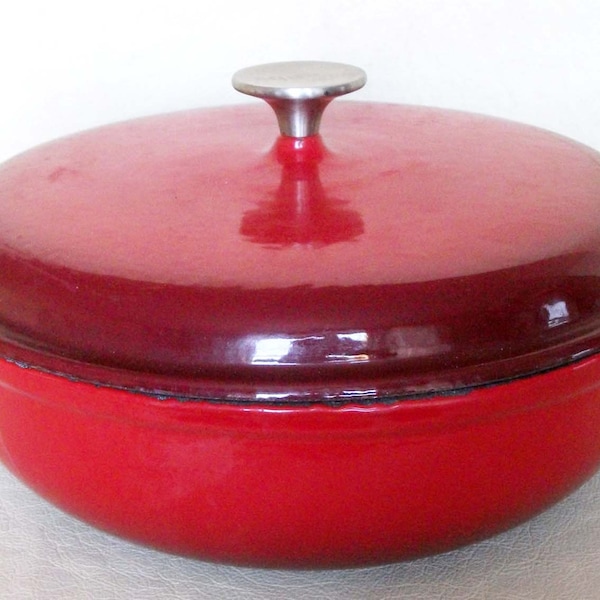 Grande cocotte en fonte Denby vintage