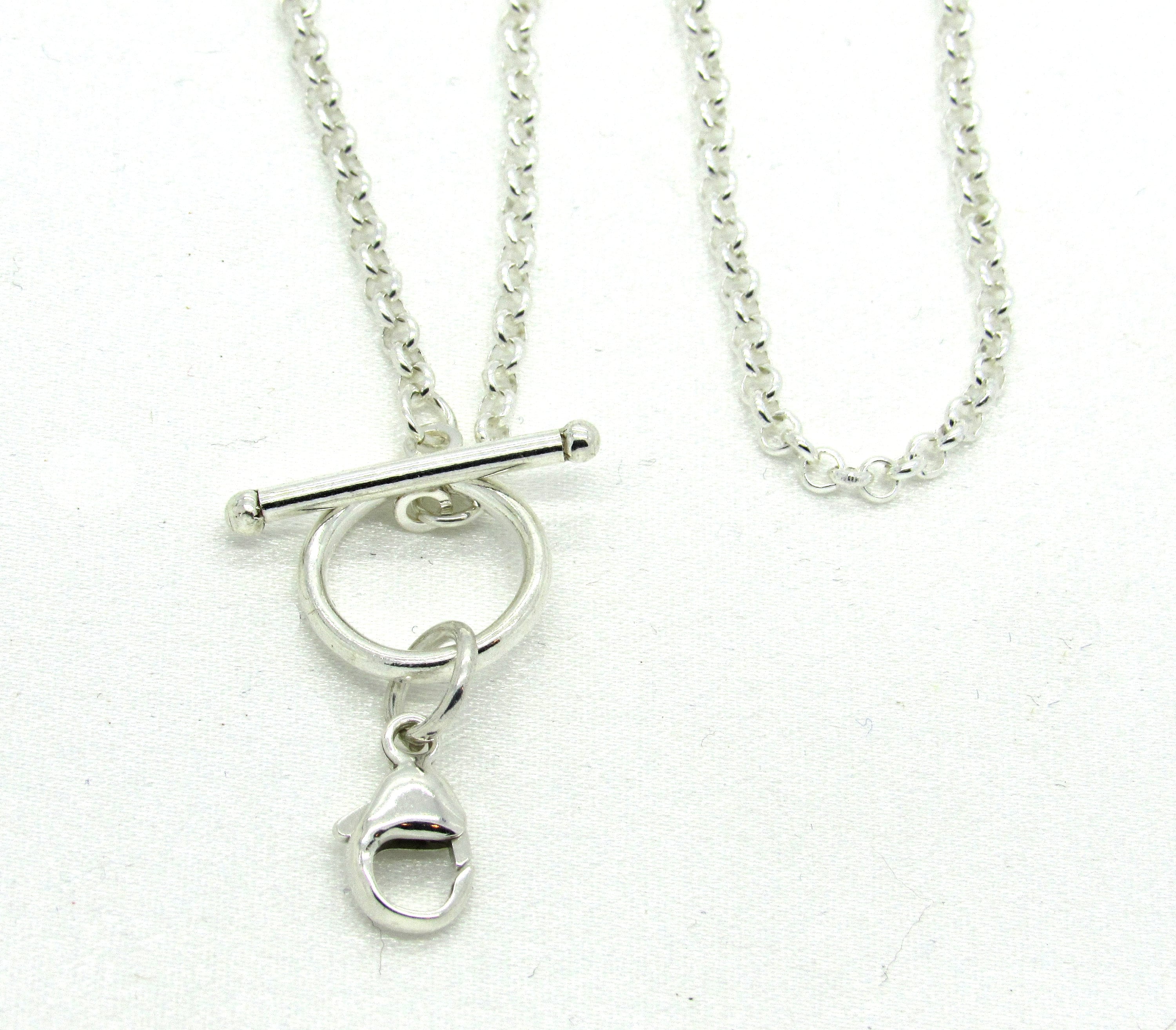 Choice of Five 925 Sterling Silver Toggle Necklace Clasps 