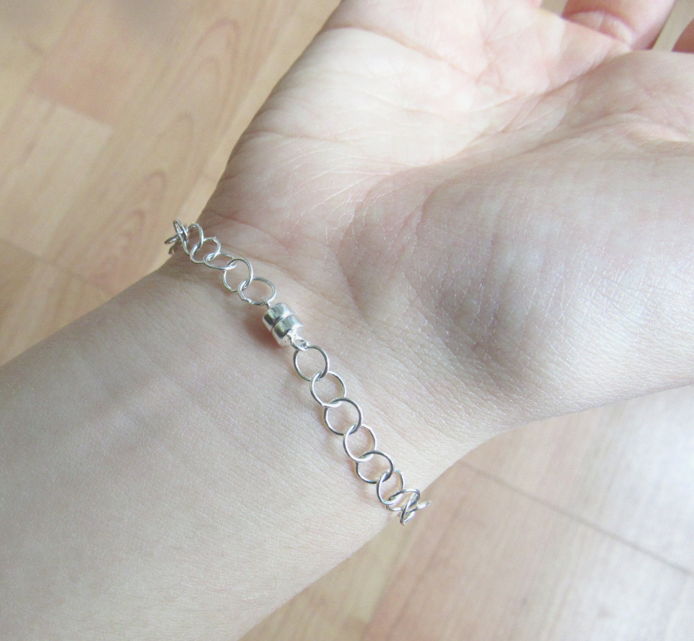SILVER925 ASYMMETRICAL BRACELET/シルバー/ブレス Solid 925 Sterling Silver Infinity Figure 8 Bracelet Anti