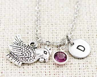 Custom Initial Chicken Necklace, Homesteader Gift, Hen Necklace, Chicken Farmer Present, Gifts For Chicken Lover, Farmhouse Necklaces, Farm