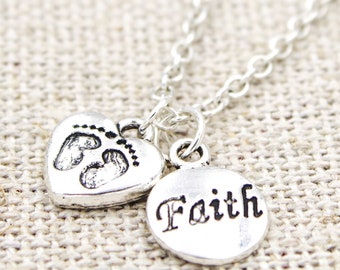 Glaube Unfruchtbarkeit Halskette, Adoption Halskette, Unfruchtbarkeit Geschenk, Fruchtbarkeit Geschenke, IVF Geschenk, versuchen zu empfangen, Babystaub,Endometriose