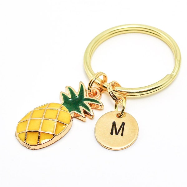 Pineapple Keychain Etsy