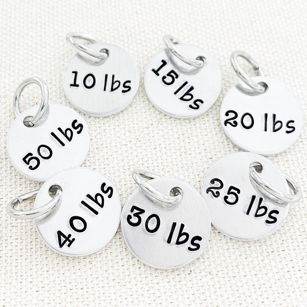 Custom Weight Charms, ,Weight Loss Tracker Charms, Weight Loss Journey, Milestone Keychain, Loosing Weight Goals, Weight Tracking Gift