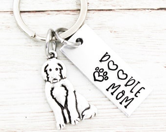 goldendoodle keychain
