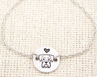 boxer dog bracelet