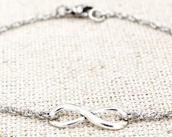 Infinity Symbol Anklet, Infinity Ankle Bracelet, Gift For Girlfriend, Wife Gift, Outdoor Wedding Anklet, Beach Anklets, Best Friend Gift