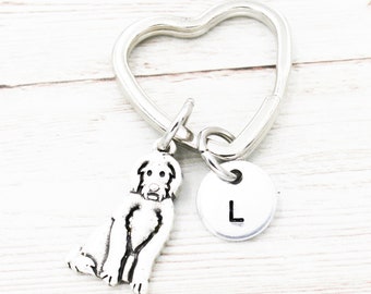 Personalized Golden Doodle Keychain, Goldendoodle Keyring, Labradoodle Keychains, Doodle Mom Gift, Doodle Gifts, Shaggy Dogs, Retriever