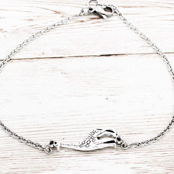 Silver Giraffe Anklet, Giraffe Ankle Bracelet, Giraffe Jewelry, Giraffe Lover Gift, Animal Jewelry, Zoo Worker Gifts, Summer Jewelry