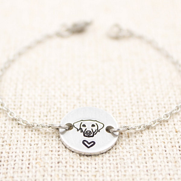 Labrador Retriever Bracelet, Labrador Anklet, Dog Breed Jewelry, Lab Mama Gift, Retriever Jewelry, Dog Mom Gifts, Dog Gift