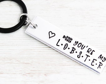 You’re My Lobster Keychain, Gift For Boyfriend, Friendship Keychains, Couples Gift, Gift For Anniversary, Valentines Gift, Husband Keyring