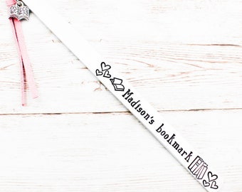 Personalized Name Bookmark, Custom Name Book Mark, Gift For Book Reader, Book Lover Gift, Student Gifts, Teen Birthday Gift, For Her