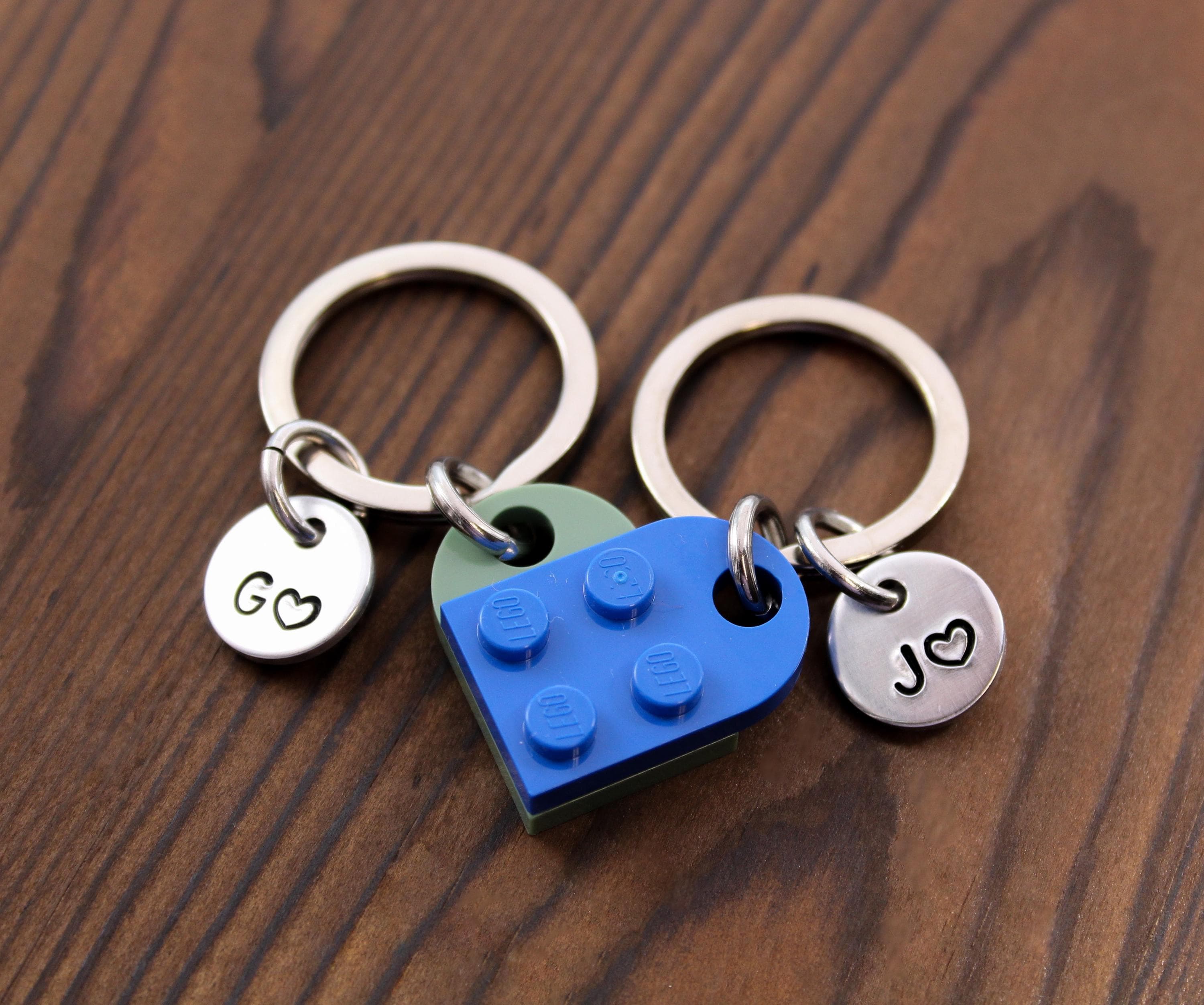 Portachiavi Cuore Personalizzato Per Coppie: Regalo San Valentino Fidanzato Fidanzata Con Nome Inciso