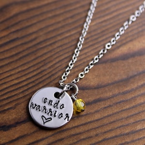 Endo Warrior Necklace, Endometriosis Necklace, Endometriosis Awareness Jewelry, Endo Gift, Infertility Jewelry, Endo Sisters Gift, For Her image 8