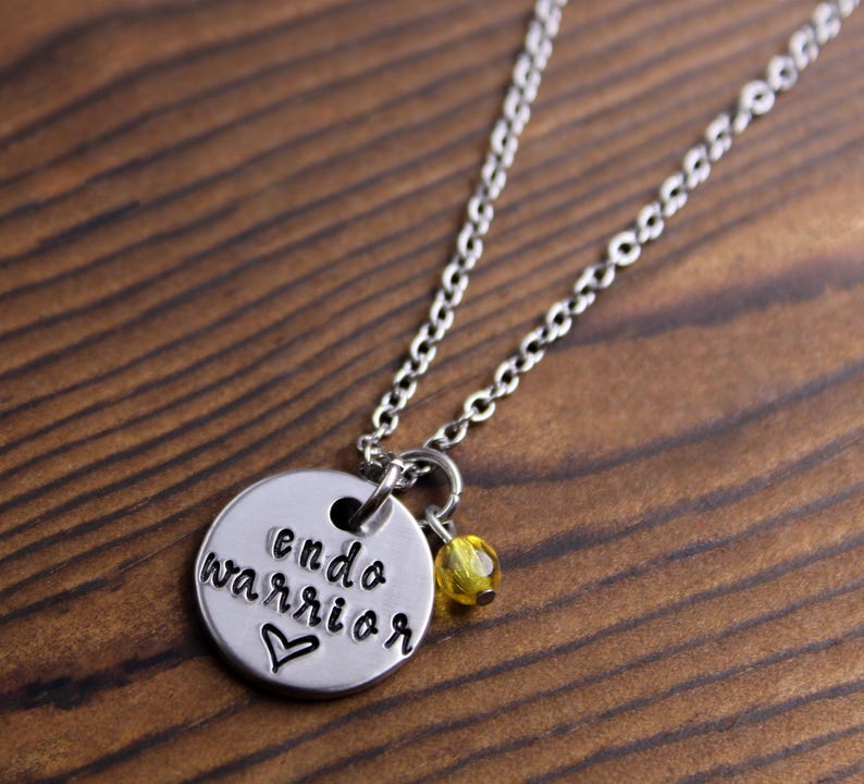 Endo Warrior Necklace, Endometriosis Necklace, Endometriosis Awareness Jewelry, Endo Gift, Infertility Jewelry, Endo Sisters Gift, For Her image 8