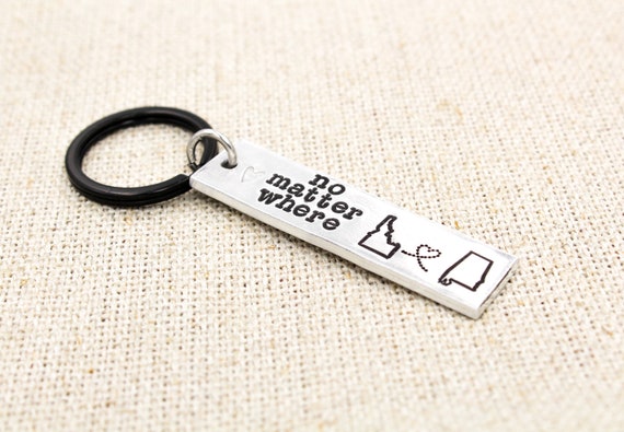 etsy long distance keychain
