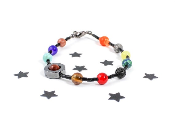 etsy solar system bracelet
