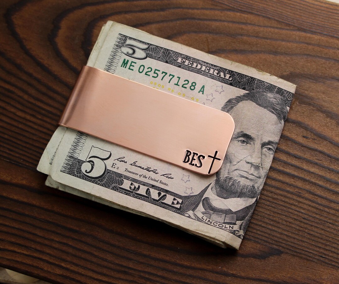 Personalized Copper Money Clip, Gifts for Groomsmen, Fathers Day Gift ...